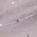 Tessuto metallico di ricamo di ricamo di paillettes di paillettes metallici di Lurex